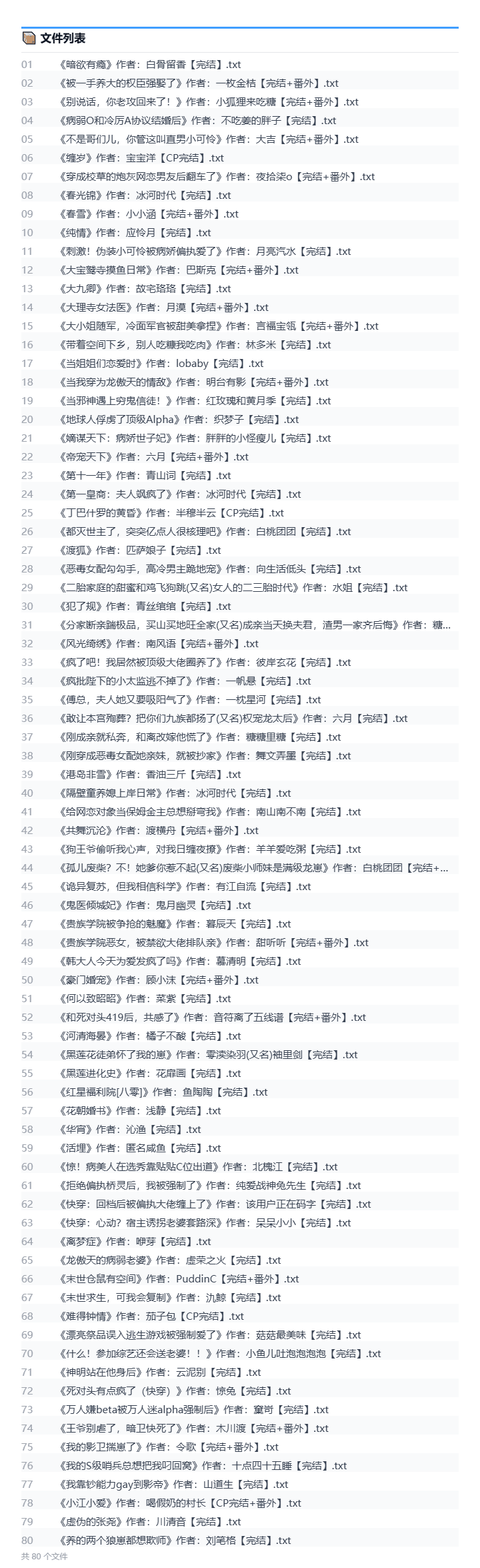 2026年8月28号小说文包更新