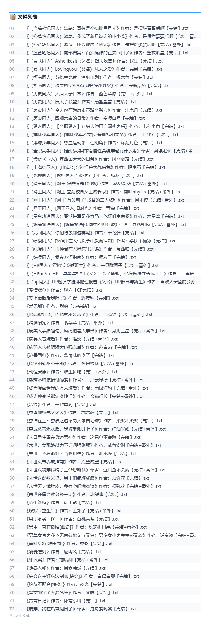 2026年10月9号小说文包更新